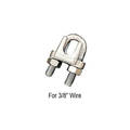 Us Cargo Control 3/8" Wire Rope Clip Stainless Steel Type 316 PCWRC38SS316